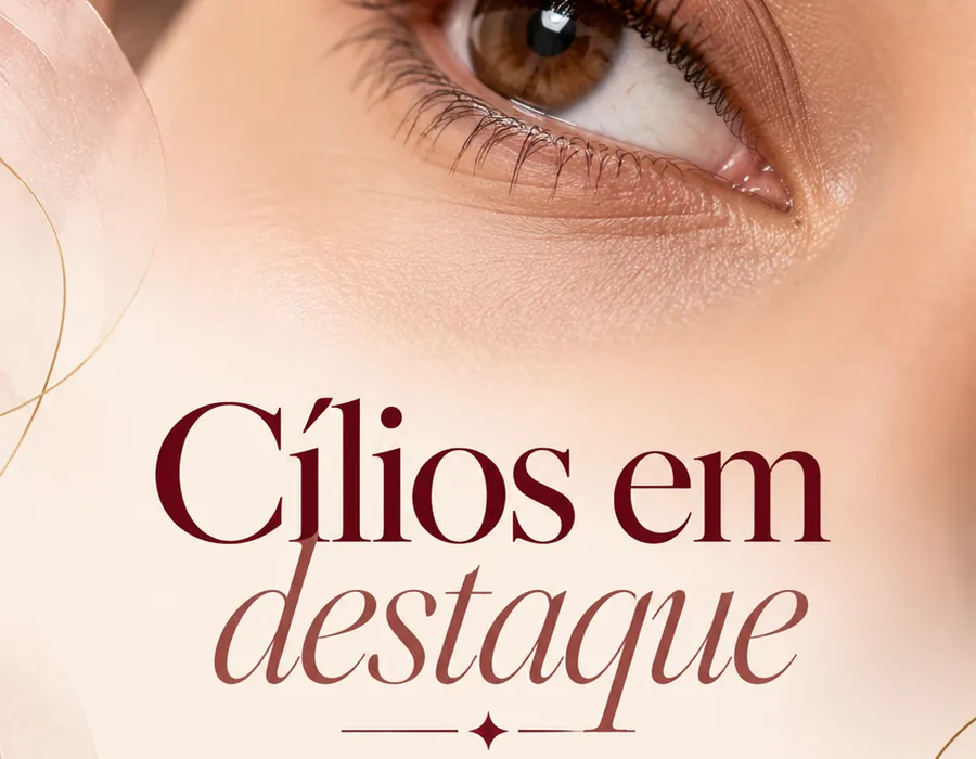 Cílios em destaque